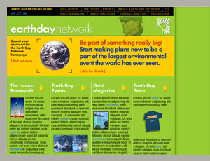 Earthday Network Screenshot