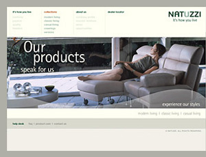 Natuzzi Screenshot