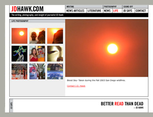 JD Hawk journalist writing